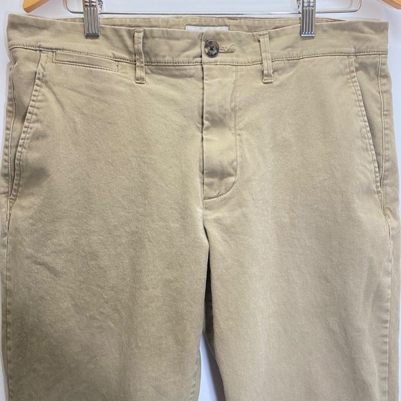 Goodfellow & Co Mens Stretch Straight Leg Hennepin Chino Pants Brown Size 34x32 - Picture 6 of 14